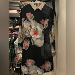 Ted Baker dress, black, size 1 (US Size 2-4), dry cleaned